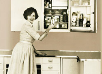 Реклама холодильників Liebherr, 1955 рік.